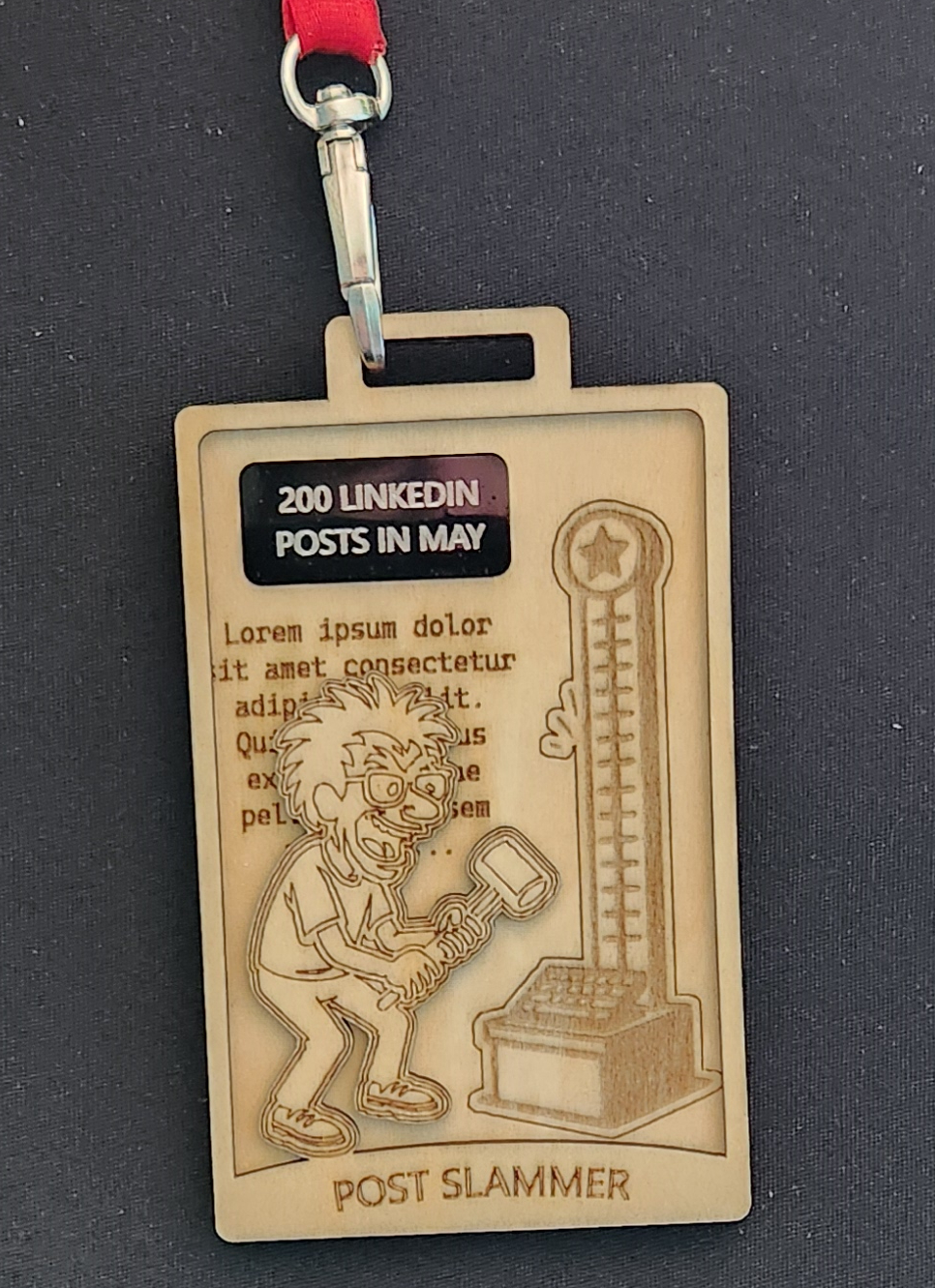 High Striker Medal